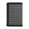 Noisy Windowpane Pattern Print Trifold Wallet