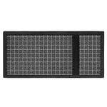 Noisy Windowpane Pattern Print Trifold Wallet