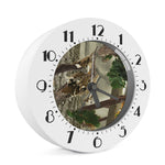 Oak Tree Hunting Camouflage Print Alarm Clock