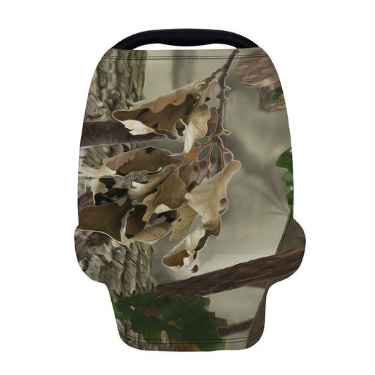 Oak Tree Hunting Camouflage Print Baby Seat Cover