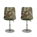 Oak Tree Hunting Camouflage Print Bar Stool Covers