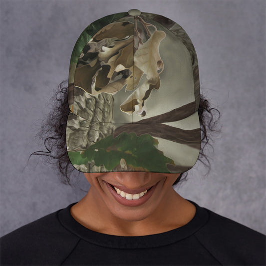 Oak Tree Hunting Camouflage Print Baseball Cap