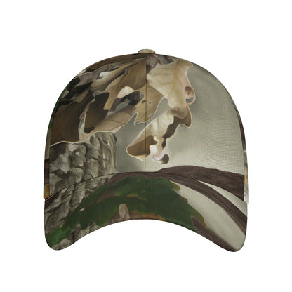 Oak Tree Hunting Camouflage Print Baseball Cap