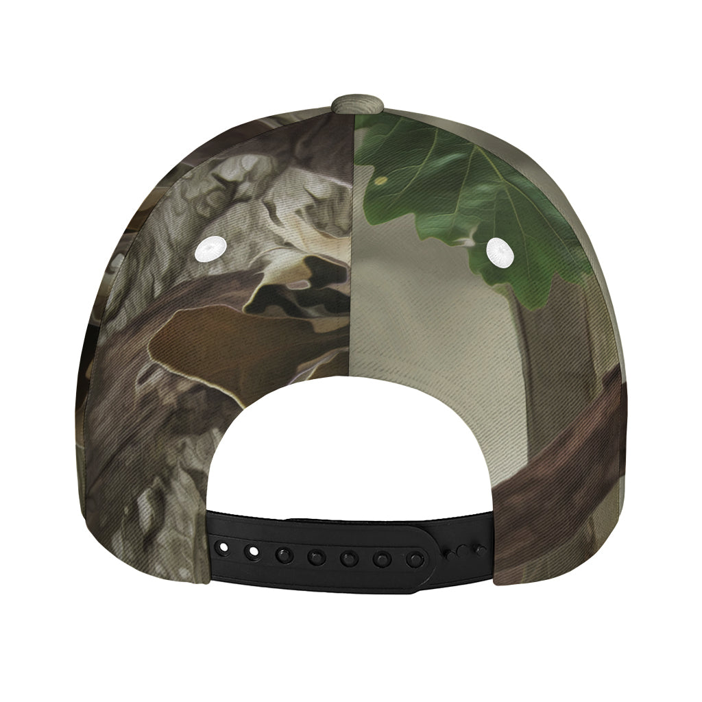 Oak Tree Hunting Camouflage Print Baseball Cap