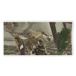 Oak Tree Hunting Camouflage Print Beach Towel
