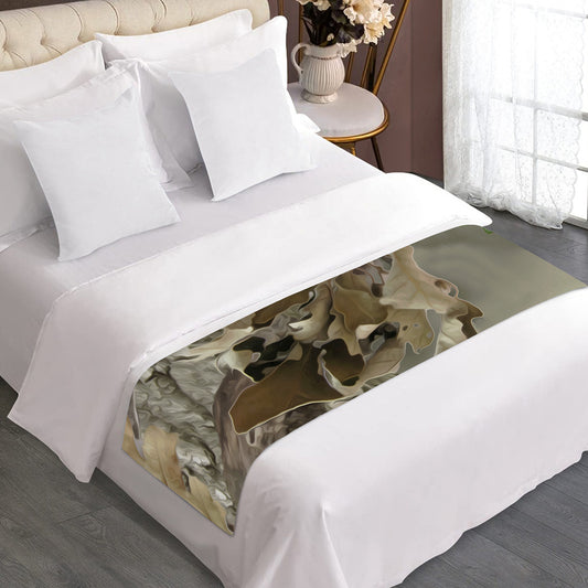 Oak Tree Hunting Camouflage Print Bed Runner