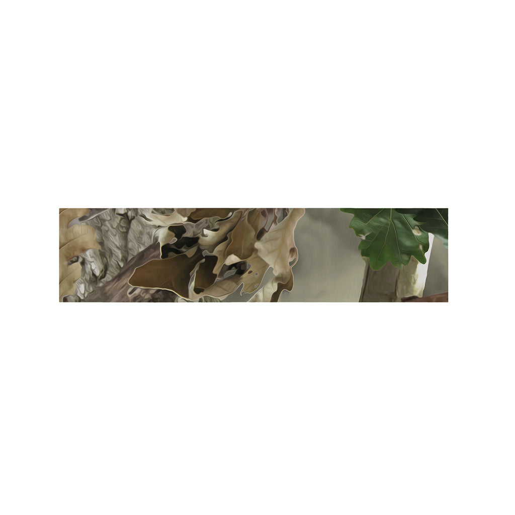 Oak Tree Hunting Camouflage Print Bed Runner