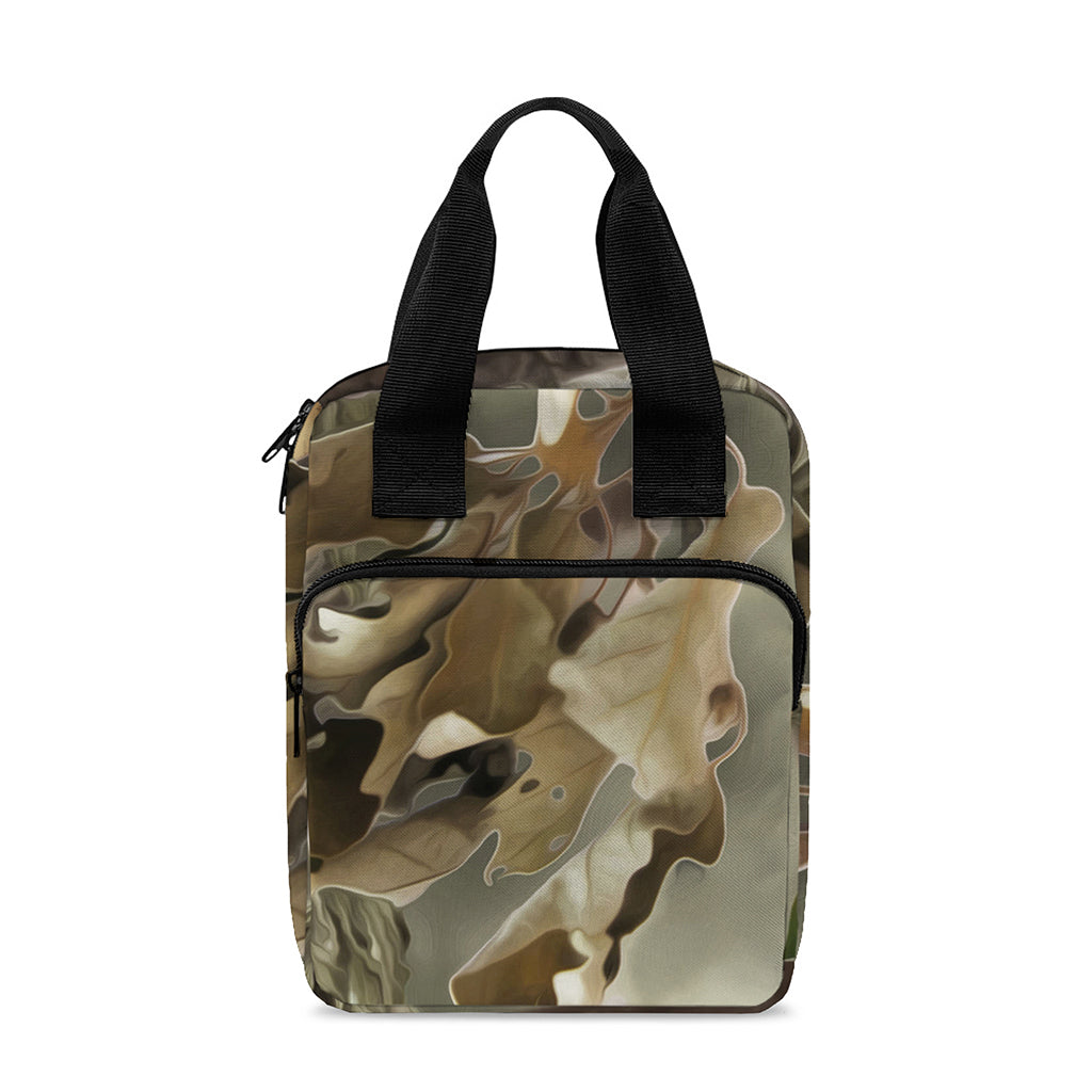 Oak Tree Hunting Camouflage Print Bible Tote Bag
