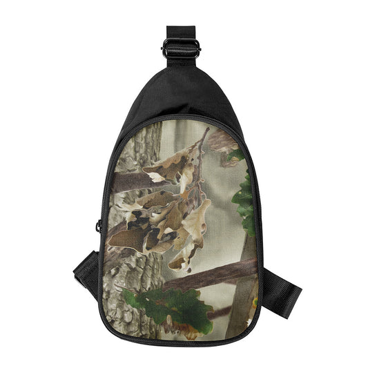 Oak Tree Hunting Camouflage Print Chest Bag