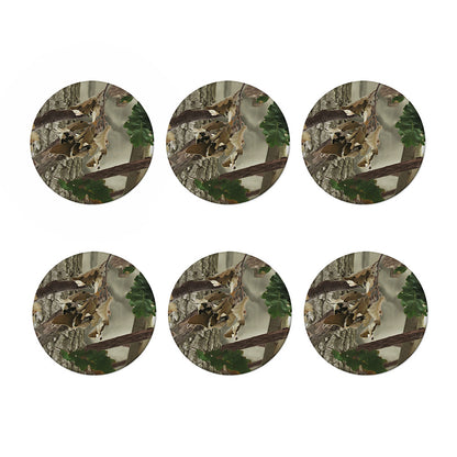 Oak Tree Hunting Camouflage Print Coaster Set