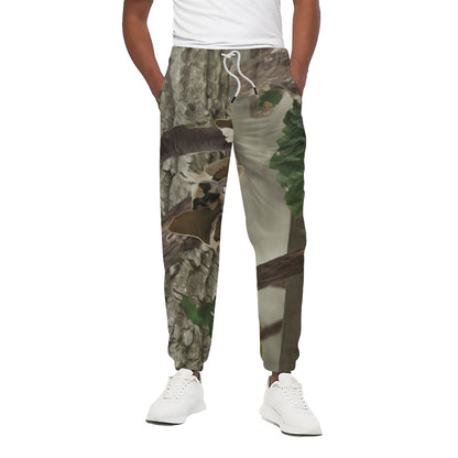 Oak Tree Hunting Camouflage Print Cotton Pants