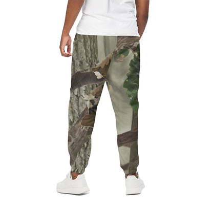 Oak Tree Hunting Camouflage Print Cotton Pants