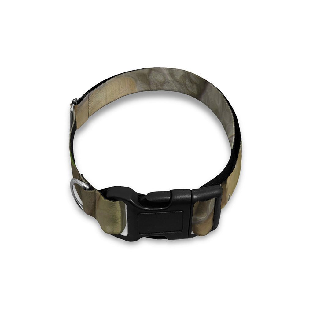 Oak Tree Hunting Camouflage Print Dog Collar