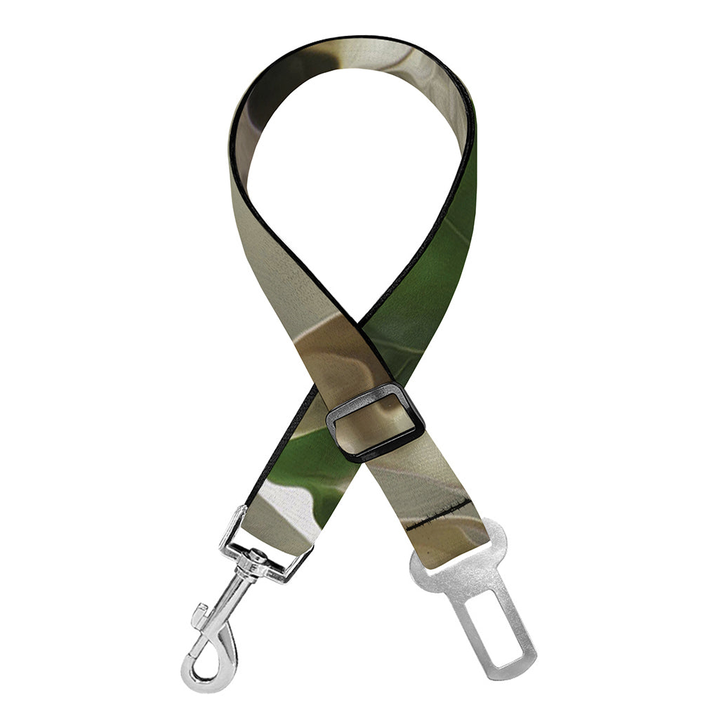 Oak Tree Hunting Camouflage Print Dog Seat Belt