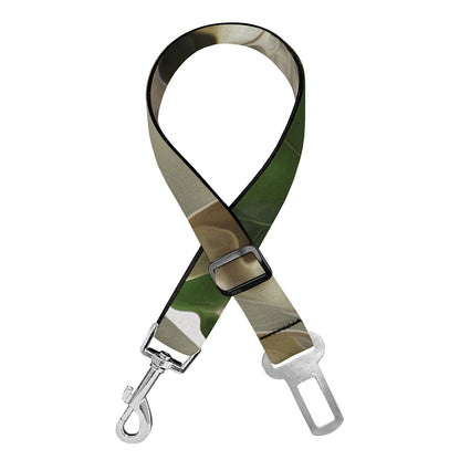 Oak Tree Hunting Camouflage Print Dog Seat Belt