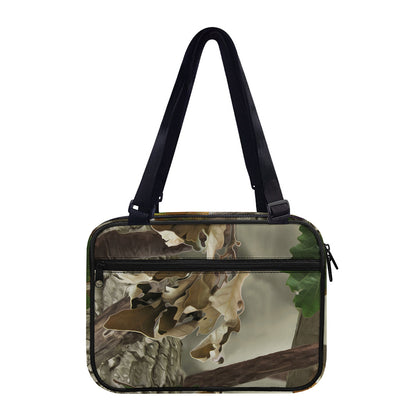 Oak Tree Hunting Camouflage Print Double Strap Bible Bag