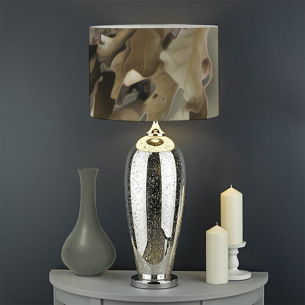 Oak Tree Hunting Camouflage Print Drum Lamp Shade