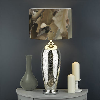 Oak Tree Hunting Camouflage Print Drum Lamp Shade