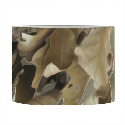 Oak Tree Hunting Camouflage Print Drum Lamp Shade