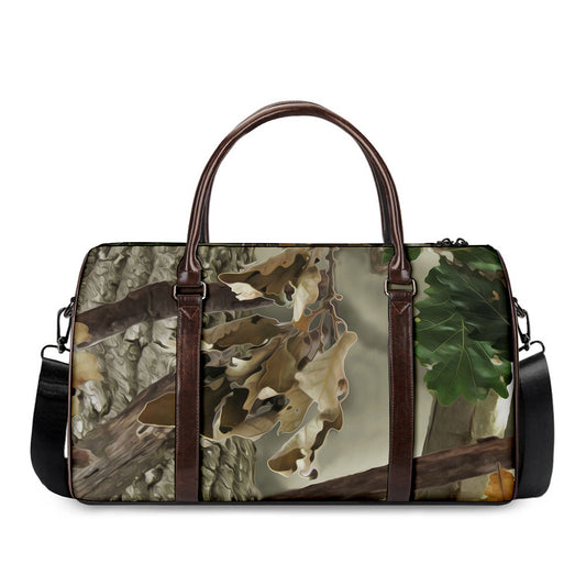 Oak Tree Hunting Camouflage Print Duffle Bag