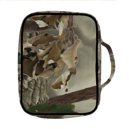 Oak Tree Hunting Camouflage Print Front Pocket Bible Bag