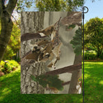 Oak Tree Hunting Camouflage Print Garden Flag