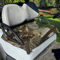 Oak Tree Hunting Camouflage Print Golf Cart Seat Cover