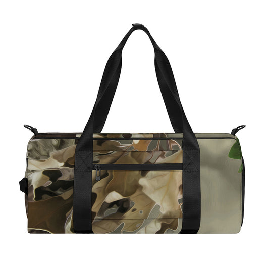 Oak Tree Hunting Camouflage Print Gym Bag