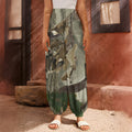 Oak Tree Hunting Camouflage Print Harem Pants
