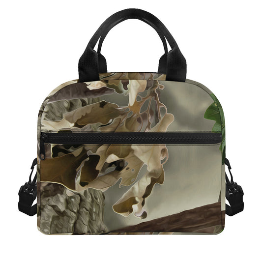 Oak Tree Hunting Camouflage Print Insulated Lunch Bag