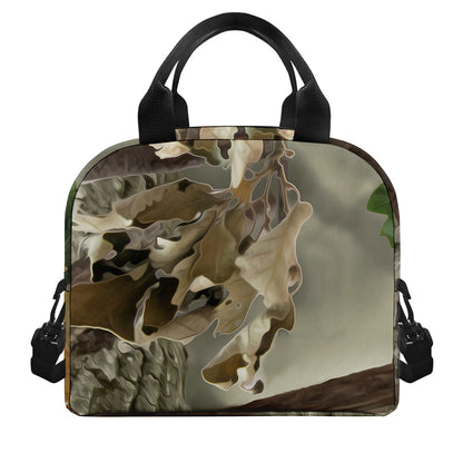 Oak Tree Hunting Camouflage Print Insulated Lunch Bag