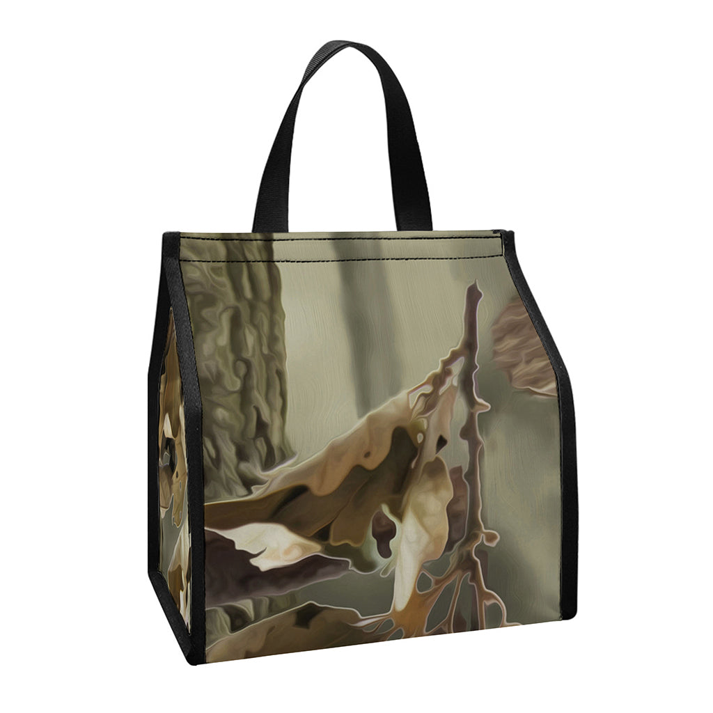 Oak Tree Hunting Camouflage Print Insulated Lunch Tote