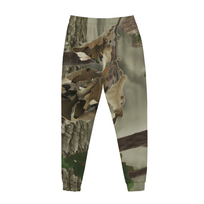 Oak Tree Hunting Camouflage Print Jogger Pants