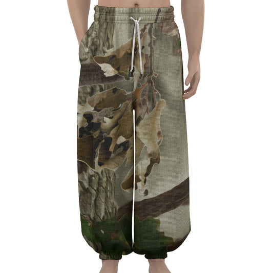 Oak Tree Hunting Camouflage Print Lantern Pants