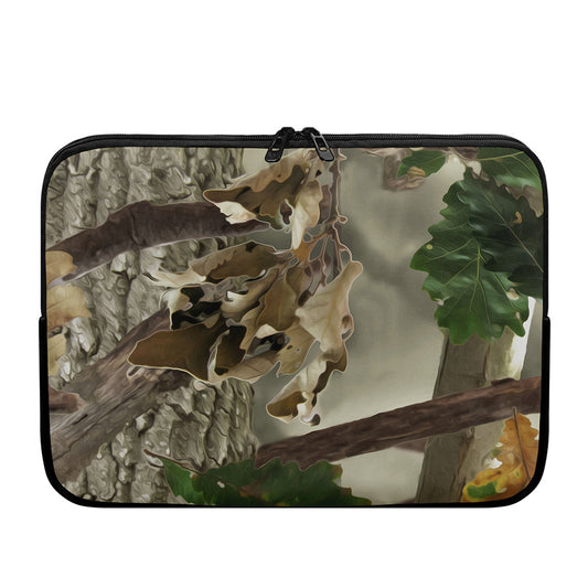 Oak Tree Hunting Camouflage Print Laptop Sleeve