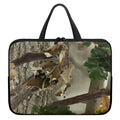Oak Tree Hunting Camouflage Print Laptop Sleeve With Handle
