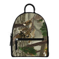 Oak Tree Hunting Camouflage Print Leather Backpack