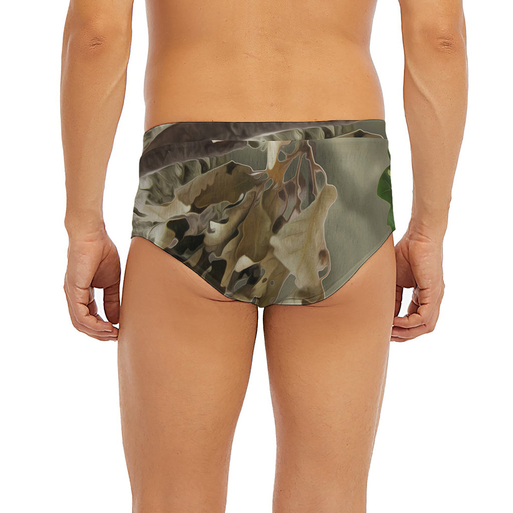 Oak Tree Hunting Camouflage Print Men's Briefs