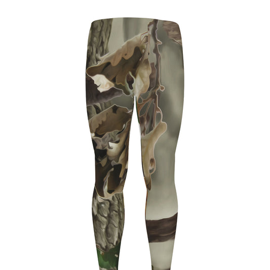 Oak Tree Hunting Camouflage Print Men's leggings