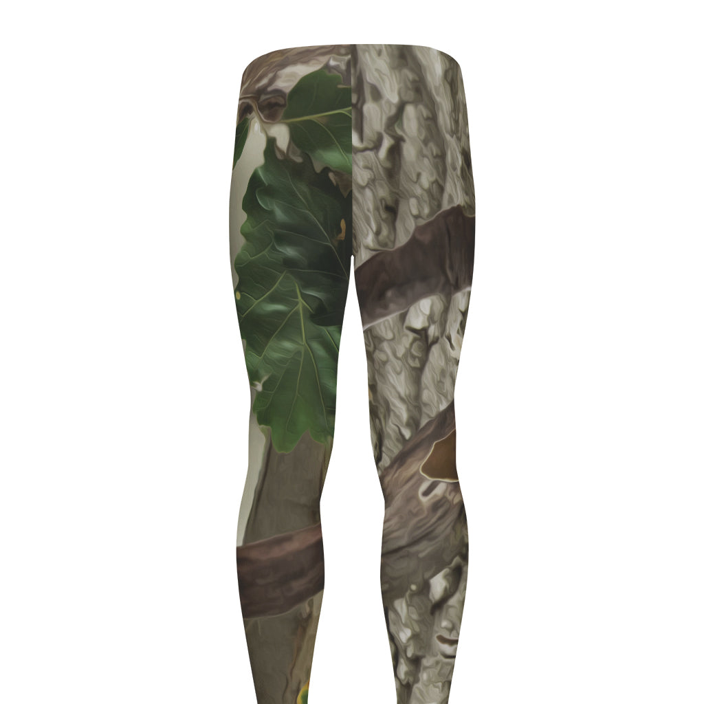 Oak Tree Hunting Camouflage Print Men's leggings