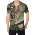 Oak Tree Hunting Camouflage Print Men's Shirt