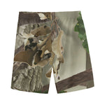 Oak Tree Hunting Camouflage Print Men's Sports Shorts