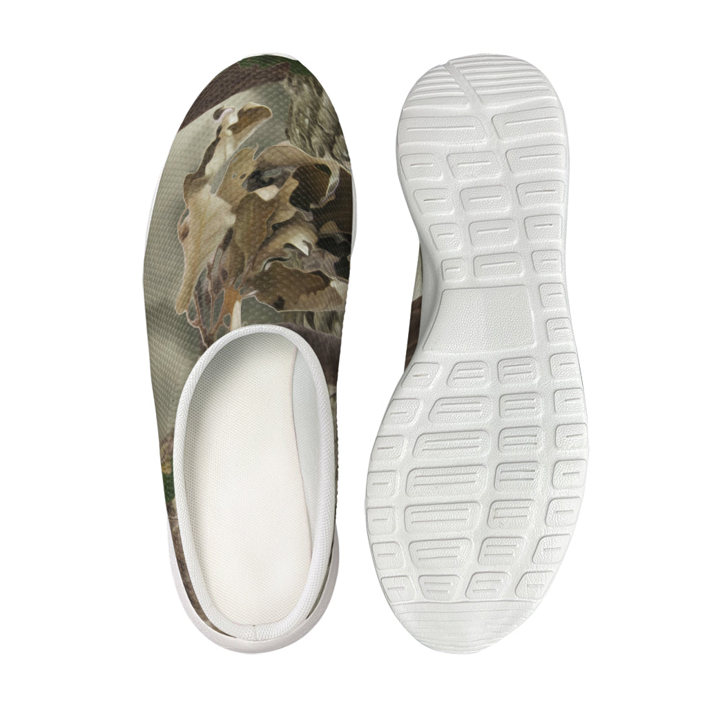 Oak Tree Hunting Camouflage Print Mesh Casual Shoes