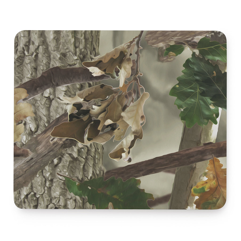 Oak Tree Hunting Camouflage Print Mouse Pad
