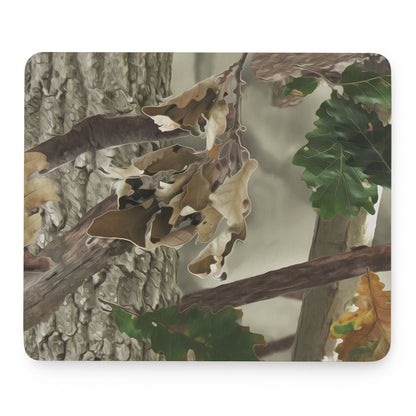 Oak Tree Hunting Camouflage Print Mouse Pad