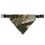 Oak Tree Hunting Camouflage Print Over The Collar Dog Bandana