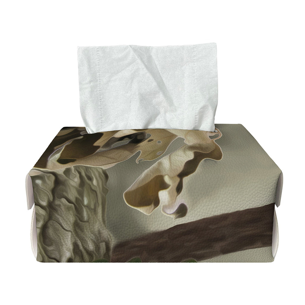 Oak Tree Hunting Camouflage Print Rectangle Tissue Box Cover