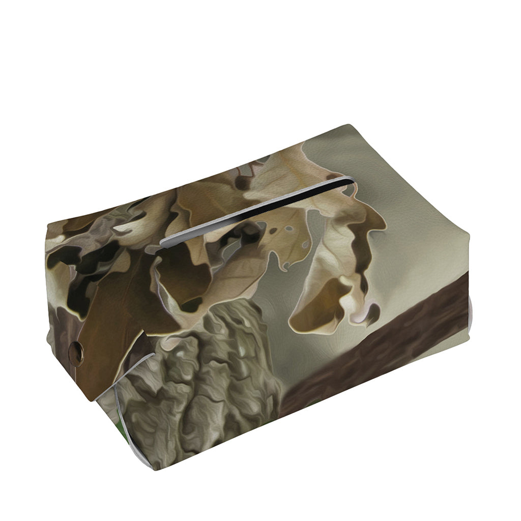 Oak Tree Hunting Camouflage Print Rectangle Tissue Box Cover