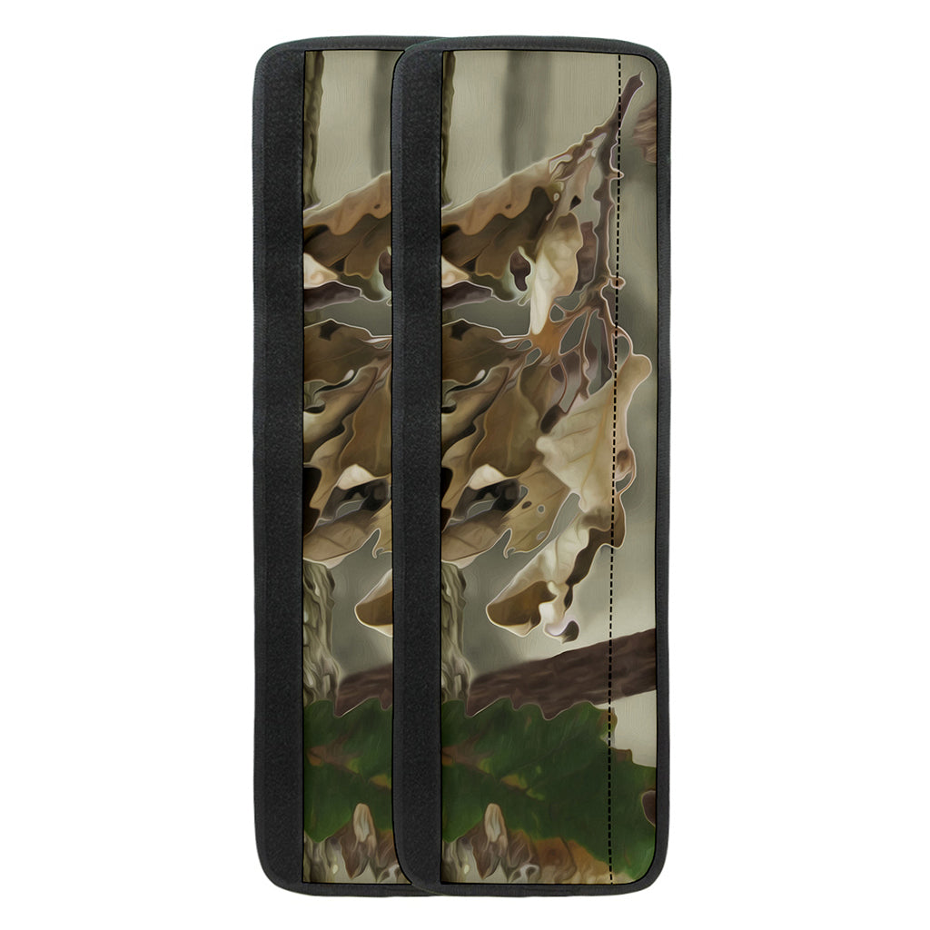 Oak Tree Hunting Camouflage Print Refrigerator Handle Covers