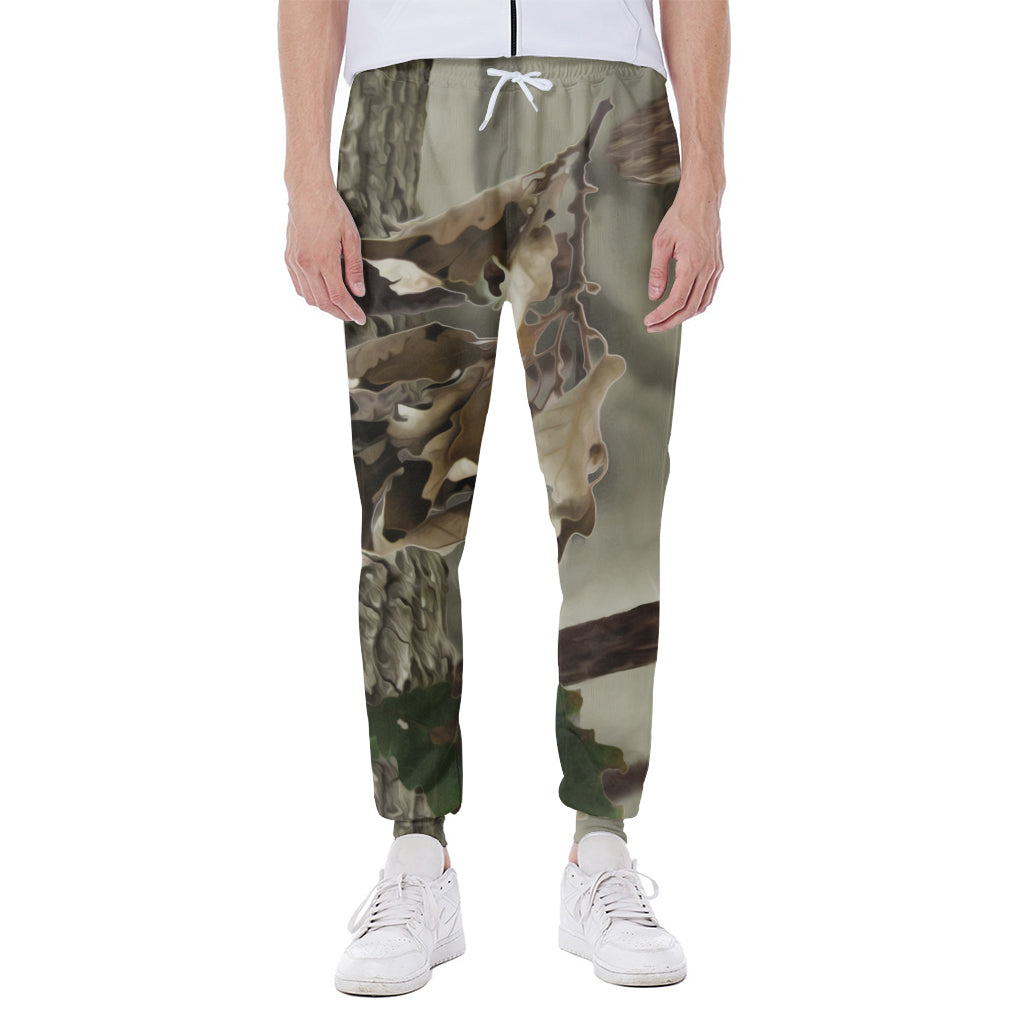 Oak Tree Hunting Camouflage Print Scuba Joggers